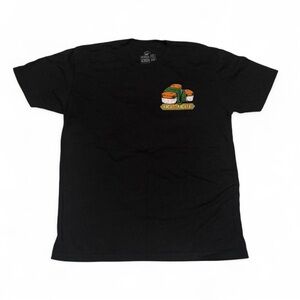 Black Men’s Graphic Crew Neck T-Shirt “Kinda Fit Kinda Fat”